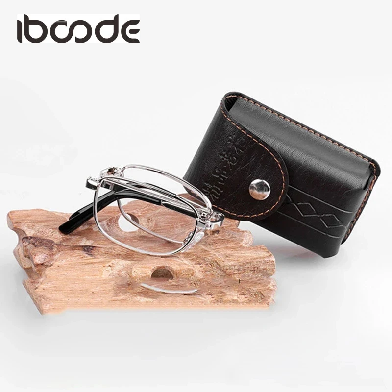 

Очки для чтения iboode, портативные складные пресбиопические очки из сплава, оптические очки по рецепту для мужчин и женщин, от + 1,0 до + 4,0