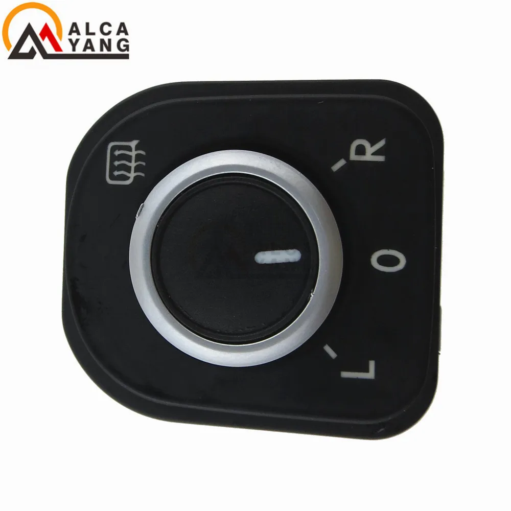 New Chrome Power Side Mirror Adjust Switch Knob Fit Jetta MK5 Golf MK6 Rabbit Eos Passat B6 3C Tiguan 1K0 959 565 5ND959565B | Автомобили