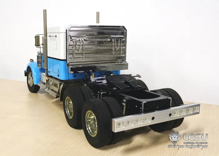 IMG LESU 1/14 RC Truck TMY Trailer King Special Metal Rear Frame Remote Control Accessory Car Model | Parts &amp Accs