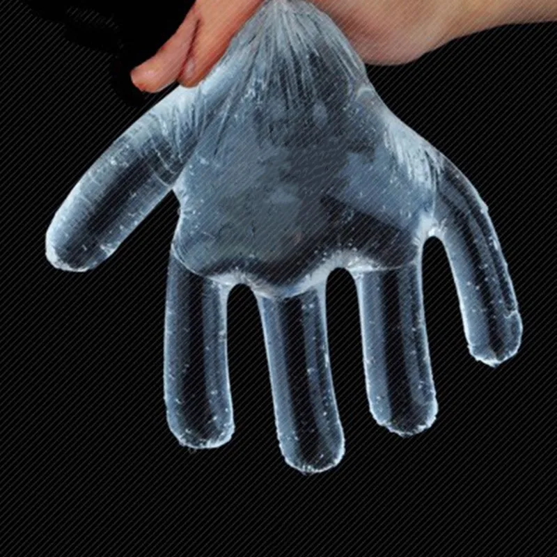 50 шт./пакет одноразовые перчатки латексные Ресторан барбекю клей для накладных