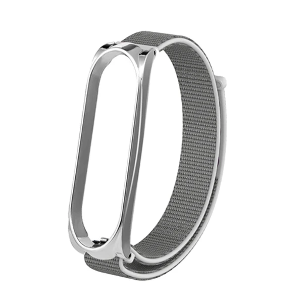 Sea shell color HANGRUI браслет ремешок для huawei Honor Band 5/4 нейлон спортивная петля Замена часов Ремешок для Honor Band 5 браслет ремешок - Цвет: Sea shell color