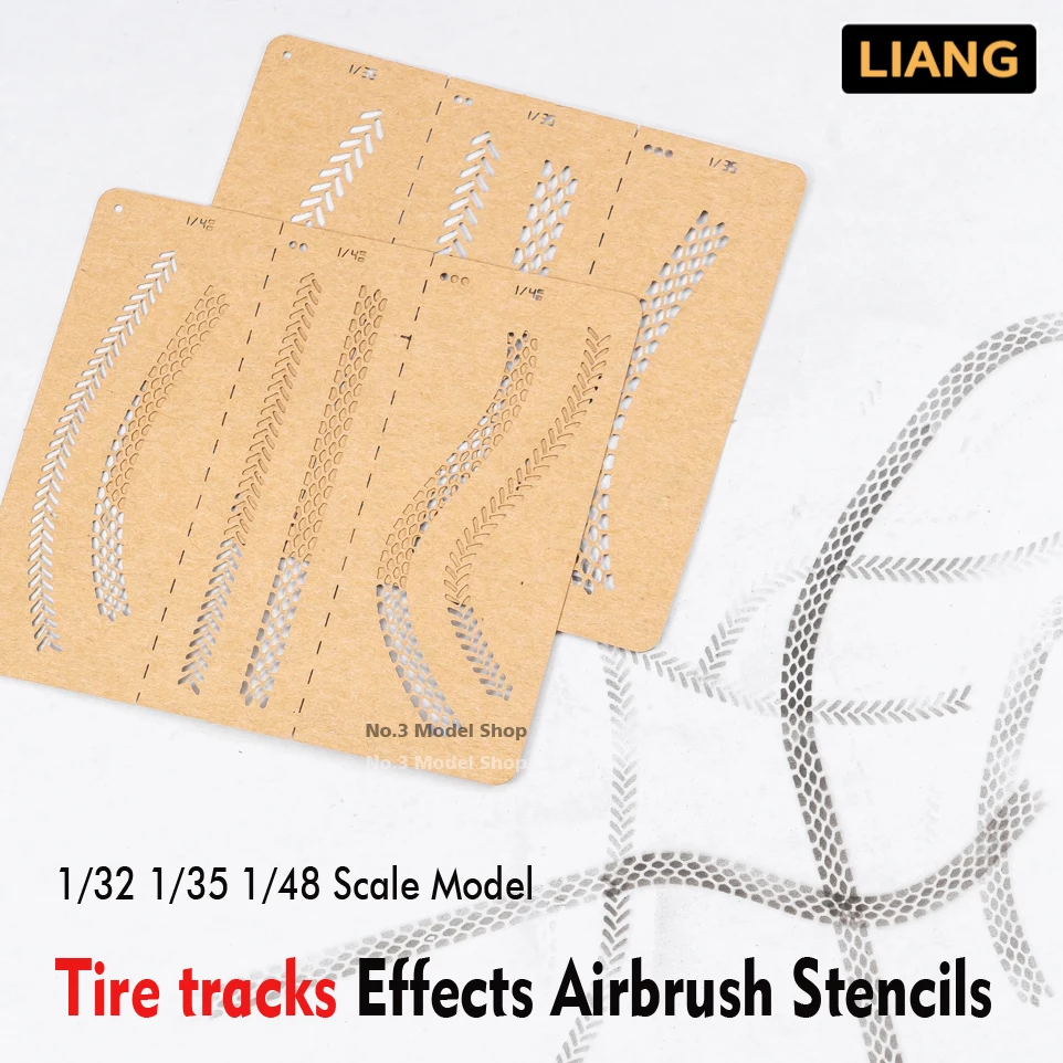 Tire Tracks Effects Airbrush Stencils 1/32 1/35 1/48 Scale Models Chariot Scenes Detail Production Tool | Игрушки и хобби