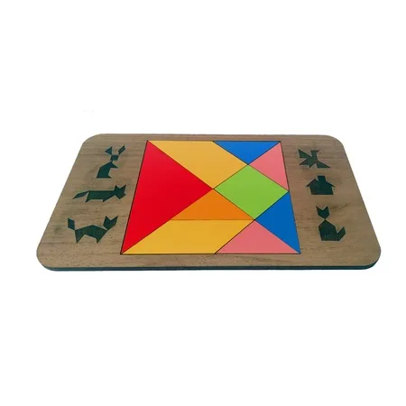 

Woodretro Tangram Wooden Toy 27x16 cm 449801551