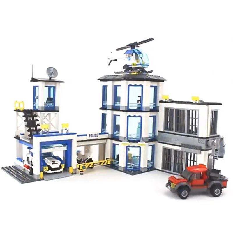 

IN STOCK NO BOX 40023 Police General Office building block toys children's gift support drop shipping 965PCS
