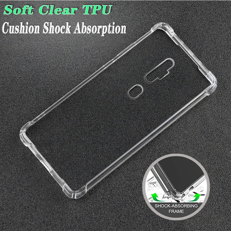

Transparent Silicone Case For OPPO A9 F1 Plus F1s F3 F5 F9 Cover For OPPO F11 F11 F17 Pro High Anti Drop Mobile Phone Case