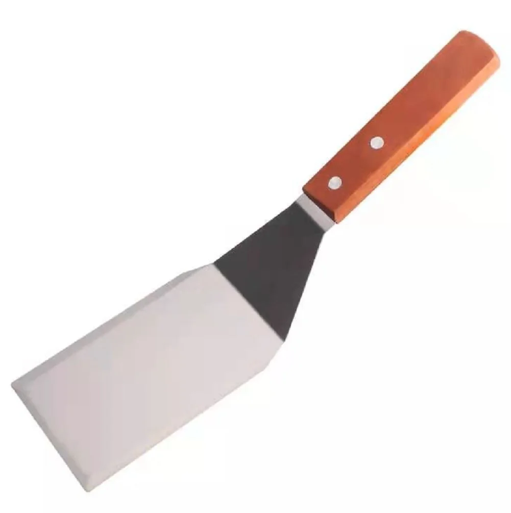 Лопатка из нержавеющей стали антипригарный скребок для приготовления пищи нож с