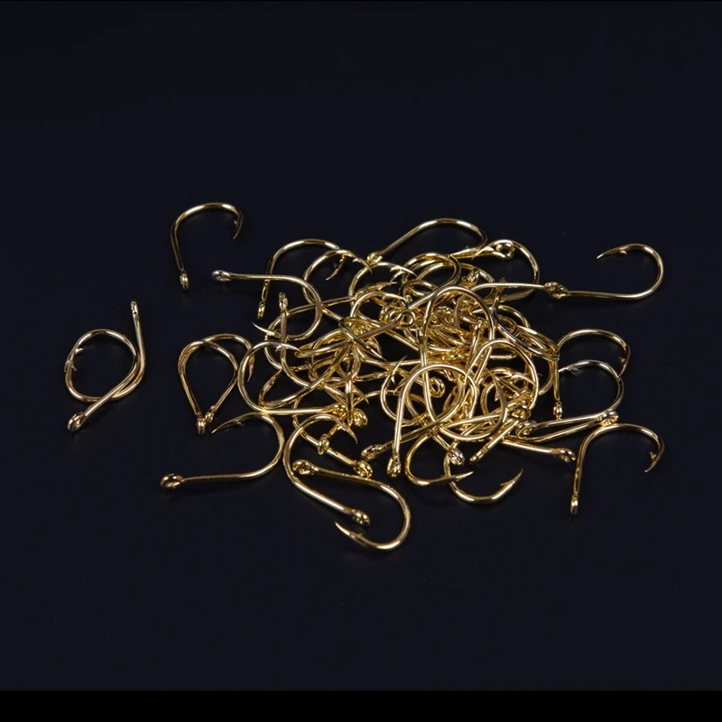 500 шт. рыболовные крючки с отверстием для морской рыбы коробка рыболовных снастей