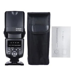 Flash Andoer AD-560 II универсальная вспышка Speedlite Speedlight w/беспроводной триггер вспышки для Canon Nikon Olympus Pentax DSLR камеры вспышки - Цвет: Flash