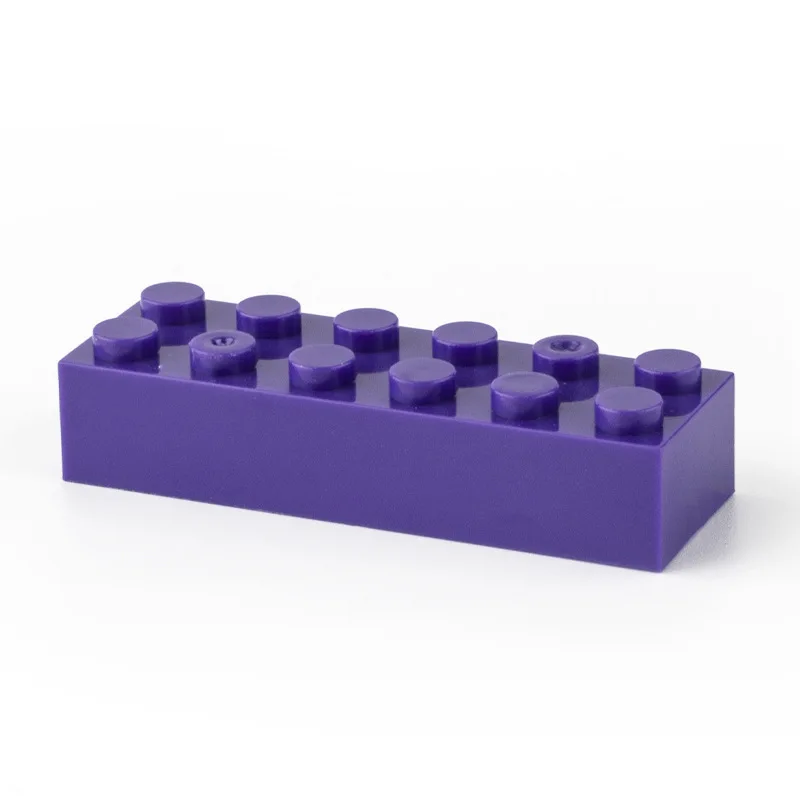 

100 grams of children's plastic toys to hold good mental blocks high bulk, 2 x6 bricks based small particles is compatible 2456