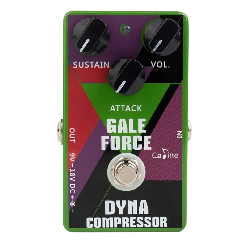 

Caline CP-52 гитарная педаль Gale Force Dyna, компрессор, мини-педаль, аксессуары для гитары