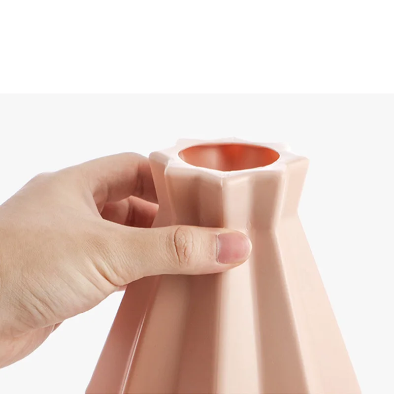 

Environment-Friendly Plastic Vase Living Room Flower Arrangement Flowerpot Jardiniere Decoration Garden Decoration Accessories