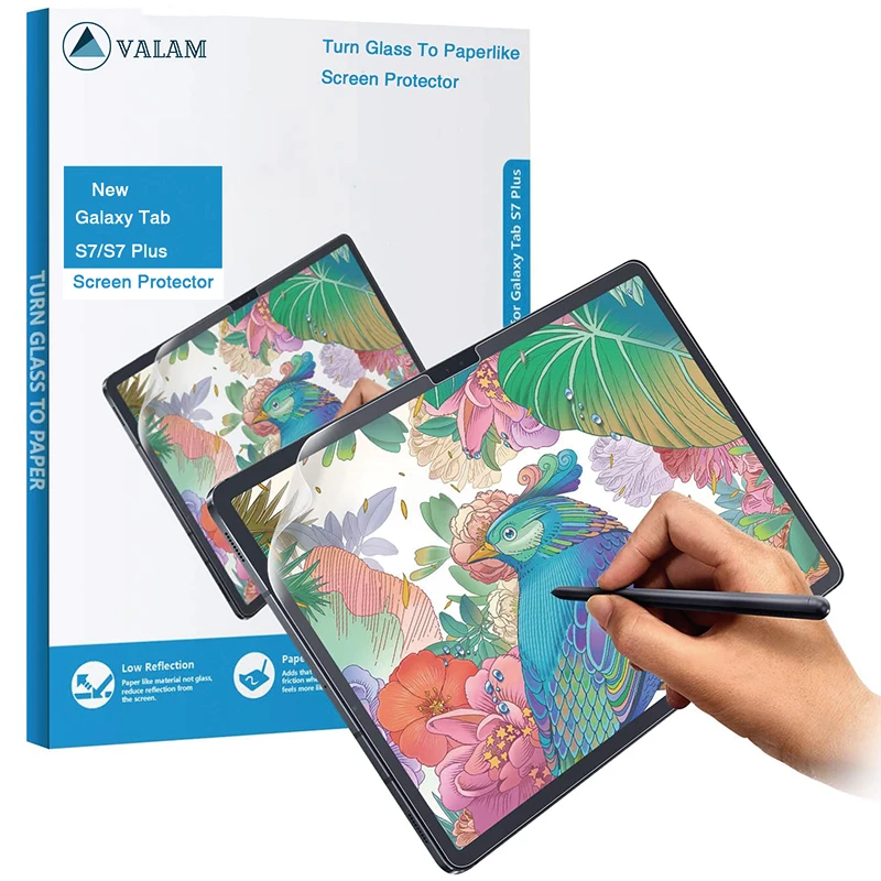 Антибликовая пленка для Samsung Tab S7 Plus S6 lite|Защитные экраны планшеов| |