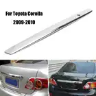 Нижняя крышка задней двери для Toyota Corolla 2009 2010, литьевая накладка на ручку задней двери, Серебристый Хром