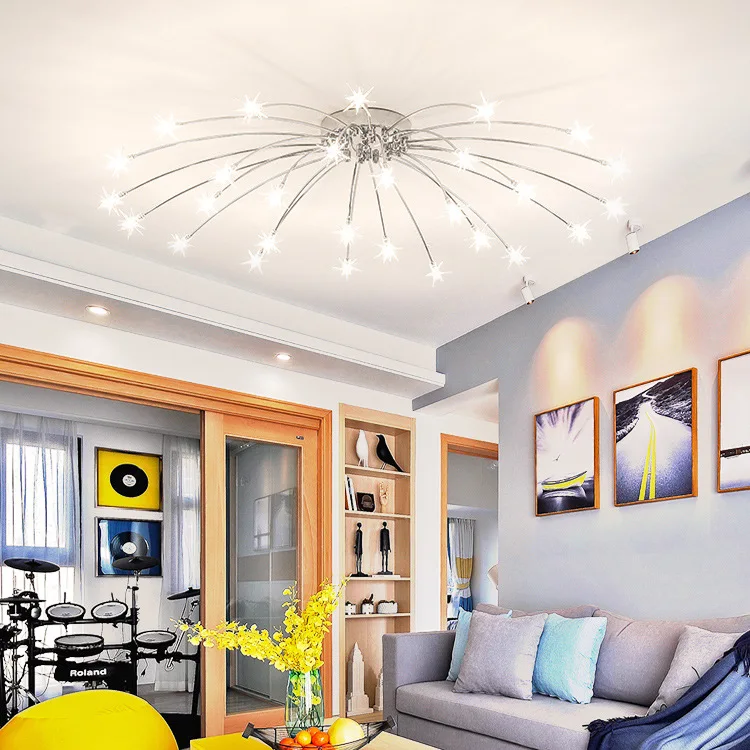 Светодиодный потолочный светильник в скандинавском стиле алюминиевая