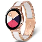 Ремешок керамический для Samsung Gear S3 Galaxy Watch 46 мм, сменный металлический браслет из нержавеющей стали для часов Ticwatch 1Pro, 22 мм