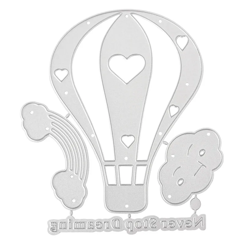 InLoveArts штампы с воздушным шаром металлические Вырубные Скрапбукинг для