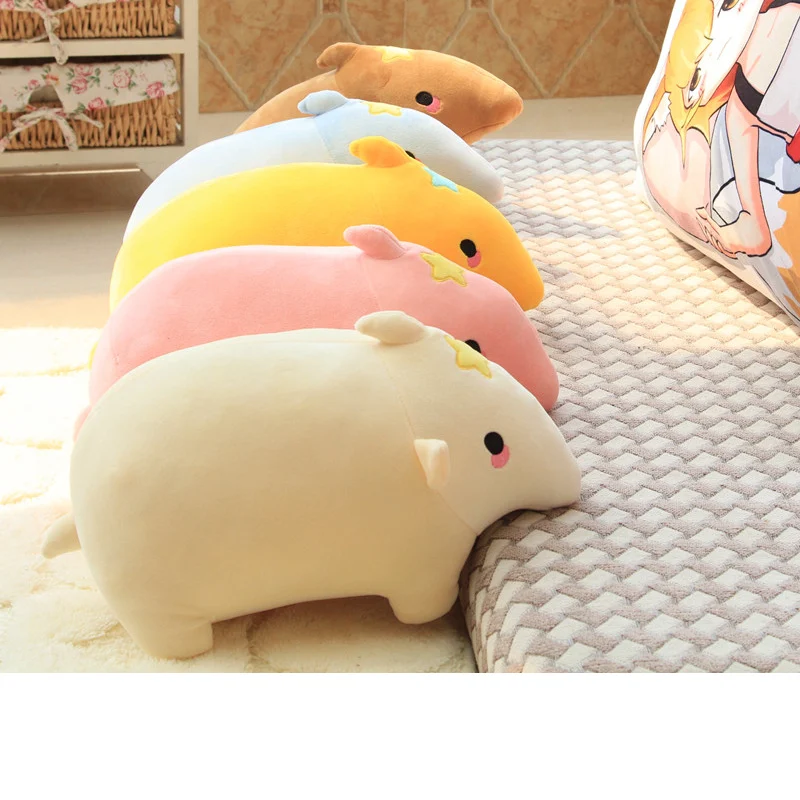 

1pc 40-80cm Soft Lovely Rhinoceros Plush Pillow Kawaii Stuffed Animal Plush Toys for Children Baby Appease Doll Kids Girls Gift