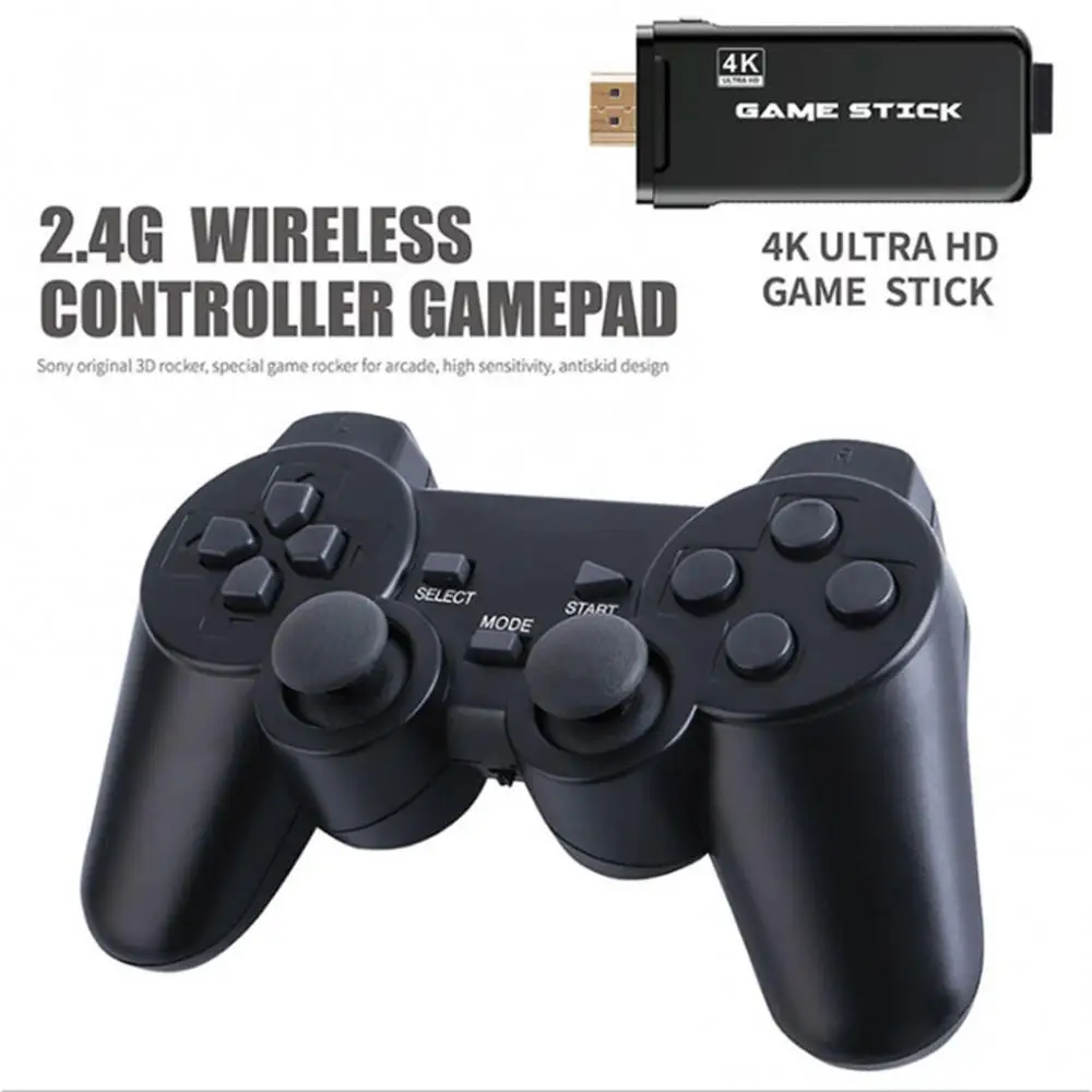 

2Pcs X8 Wireless 32G Large Memory Handheld Game Consoles Gamepads Joysticks Supports Connecting With TV Included 10000 Games