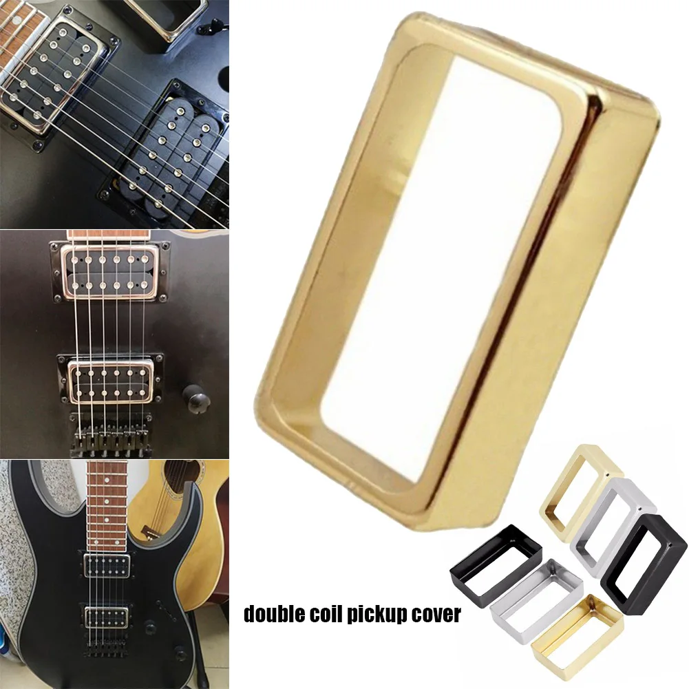 

2Pcs Guitar Pickup Cover Accessories Open Frame Humbucker Pickup Cover for Electric Guitar Parts Accessories HB88