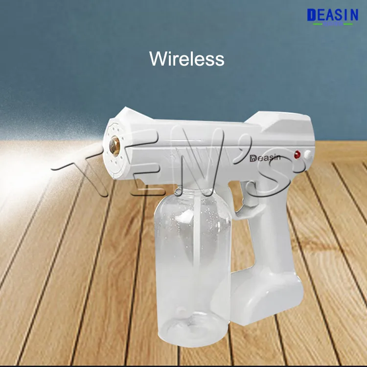 

2020 wireless disinfectant sprayer gun machine nano mist sprayer atomizing fogging machine battery /plug type