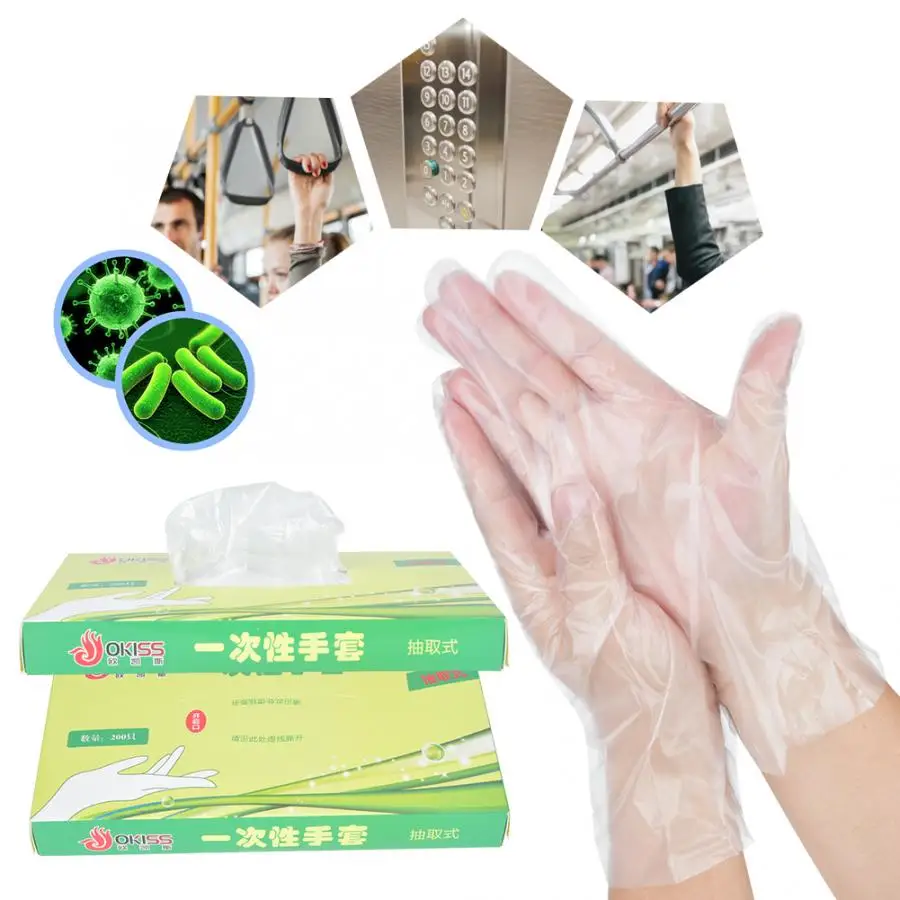 

2 Boxes Disposable Latex Gloves White Non-Slip Acid and Alkali Laboratory Rubber Latex Gloves Household Cleaning Products