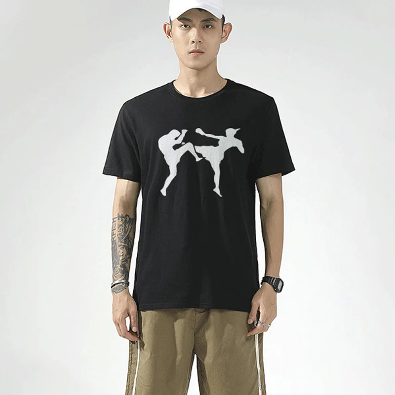 Новая мода кикбоксинга по борьбе с ММА летние футболки коротким рукавом и