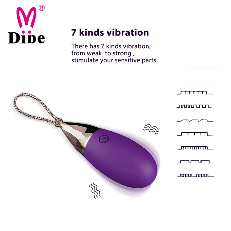 

DIBE 7-speed Wireless remote control vibration kegel geisha vaginal balls Silicone waterproof G-Spot clitoris Stimulator sex toy