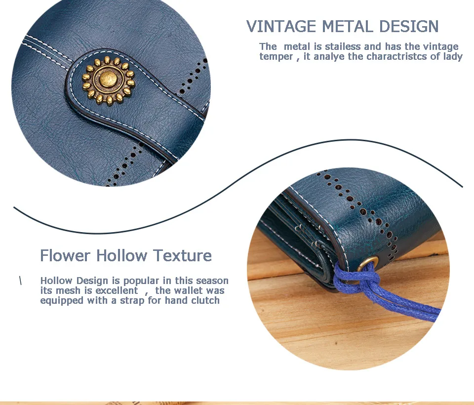 

Stock Promotion Genuine Leather Women Wallet Fashion Female Clutch Purse Lady Cellphone Bag Long Design Women's Clutch