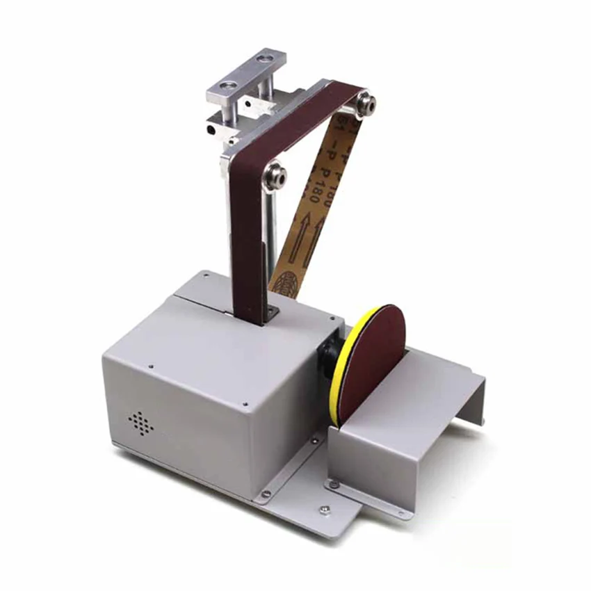 

Mini Table Saw Desktop Woodworking Bench Electric Saw Grinder Belt Sander 4in1 DIY Polishing Cutting Drilling Grinding Machine