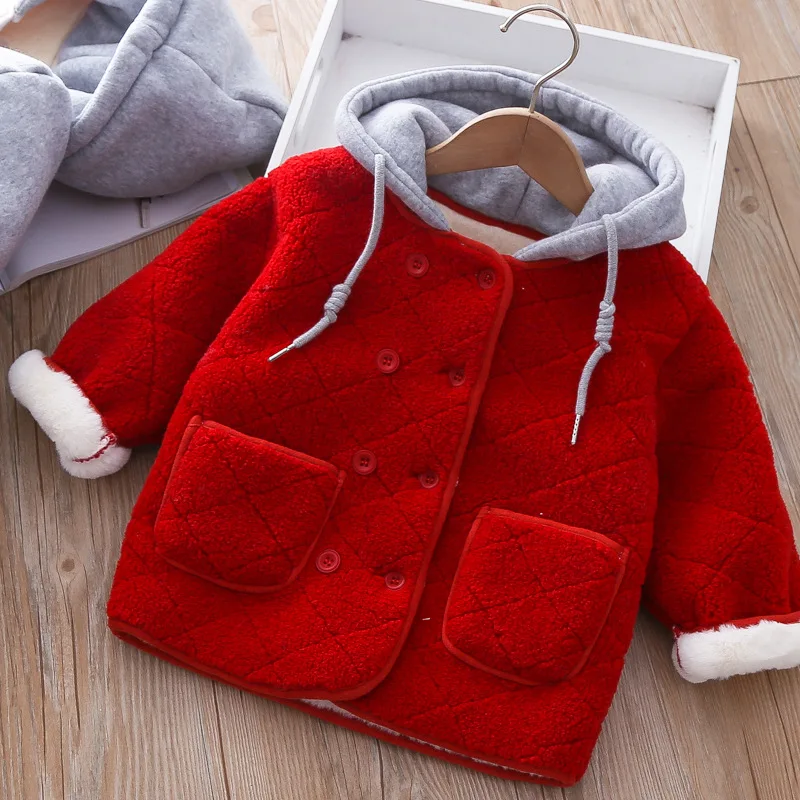 

Детское пальто, плотная теплая осенне-зимняя куртка для мальчиков и девочек, детская одежда, верхняя одежда с капюшоном, одежда для мальчико...