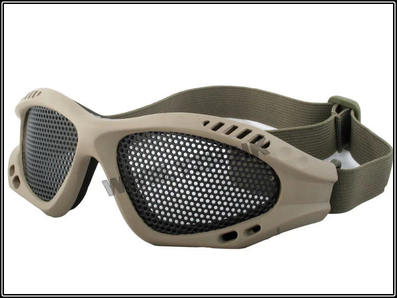 DE Emersongear Эмерсон охотничий Пешие прогулки Страйкбол Сетка Тактическая ударопрочность глаза Защитные Спорт на открытом воздухе сетки очки - Цвет: DE