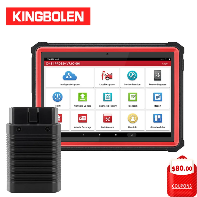 Запуск X431 Pro3s + 10 1 дюймов EOBD/OBD2 диагностический инструмент ГОД бесплатное
