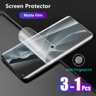 Матовая Мягкая Гидрогелевая пленка для Xiaomi Mi 11 Ultra Pro Lite, полное покрытие, не оставляет отпечатков пальцев
