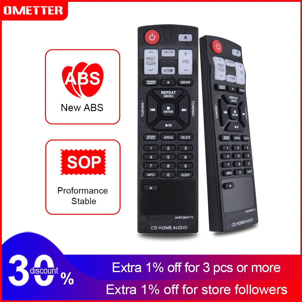 

AKB73655710 AKB73655711 AKB73655761 AKB73655706 Remote control for LG Stereo System CD CM4630 CM4320 CM4330 CM4420 OM5541 OM5542