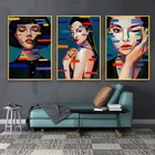 Картина с изображениями красавиц, абстрактная картина, Настенная картина для изображений, картина с абстрактными фигурами, печатный плакат для домашнего декора