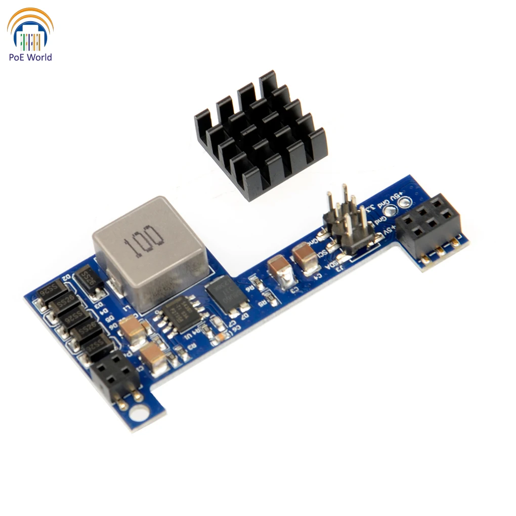 PoE World- Raspberry Pi 4 4B 3B + Plus Power Over Ethernet PI HAT 24 В Пассивный POE DC 5 2A | Мобильные телефоны и