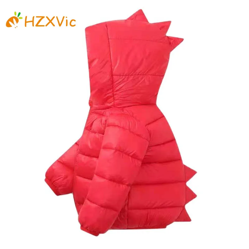 

HZXVic Children's Hooded Coats Dinosaur Down Jackets Boys Jacket For Girls Warm Winter Clothes Novel Outerwear From 1 to 6 Years