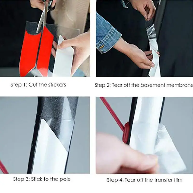 

For Xiaomi Scooter M365 Reflective Stickers Multi-style Waterproof Side High-quality Night Reflective Stickers