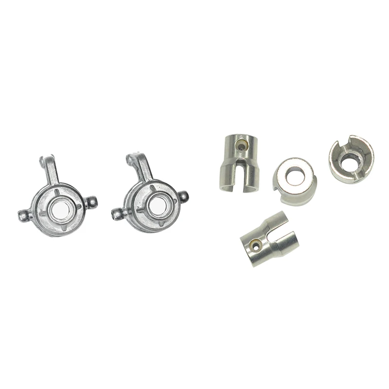 

2 Pcs Metal Front Steering Cup & 4 Pcs Metal Axle Drive Cup