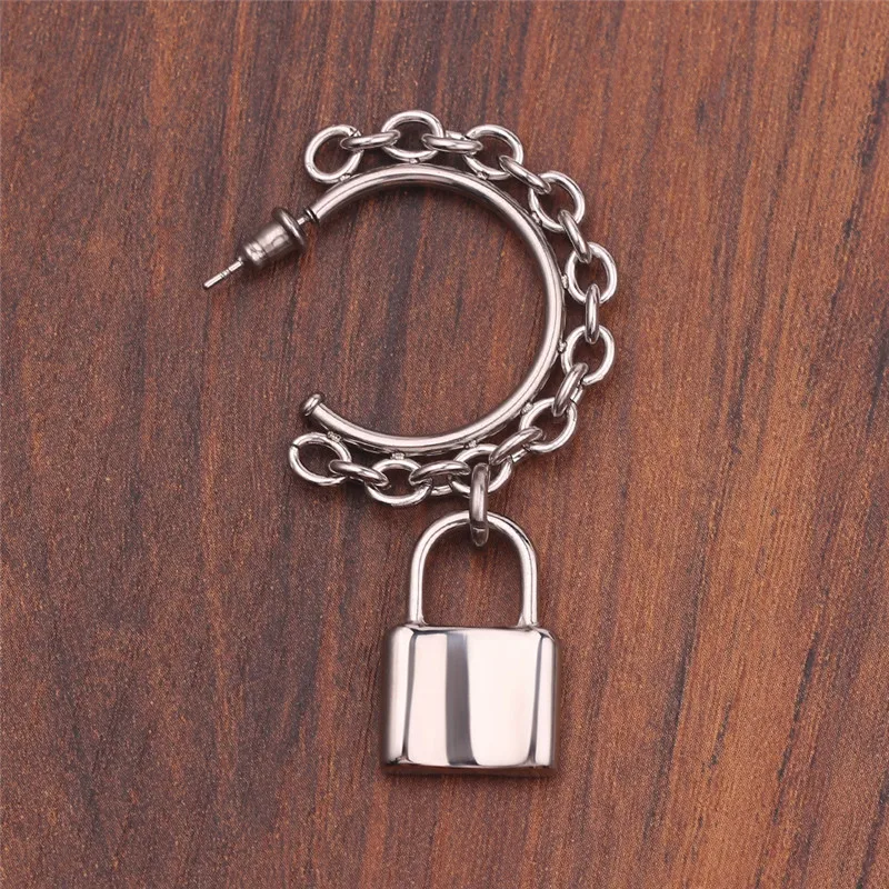 Модные Винтажные серьги серебряного цвета для женщин и мужчин 1 шт. подарок на