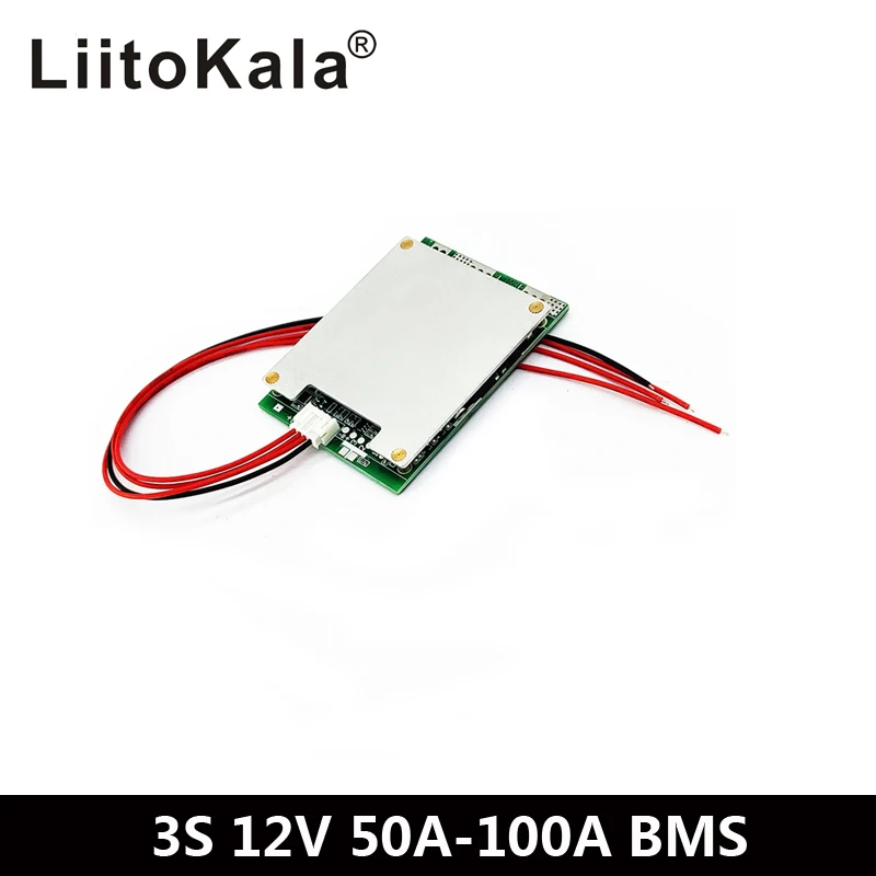 

NewBMS 3S 100A 12V Li-ion litio 18650 pacchi di protezione della batteria PCB Board Balance circuiti integrati alta scarica