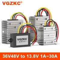 vgzkc 36v48v to 13 8v 5a30a dc step down module 30 60v to 13 8v car power converter transformer