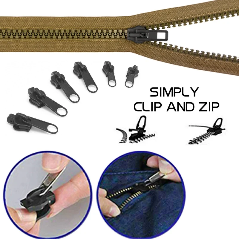 

Universal Instant Repair Zipper Repair Kits To Replace Zipper Sliding Teeth Rescue Design Zipper Sewing Zipper Head
