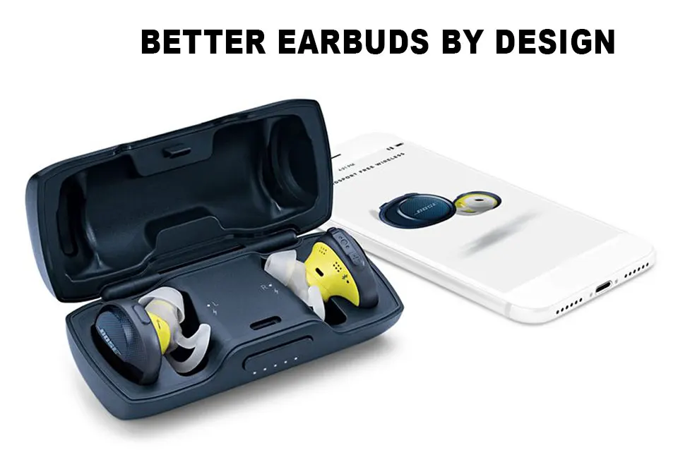 Bose SoundSport Free True беспроводные Bluetooth наушники TWS спортивные наушники водонепроницаемые наушники гарнитура с микрофоном