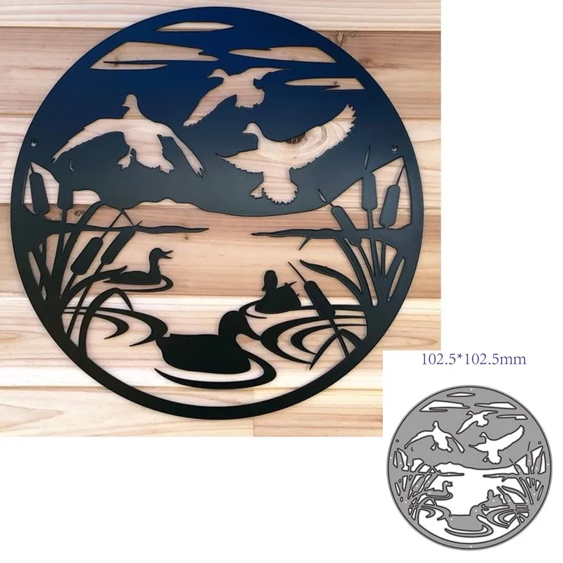 

metal cutting dies cut die mold swan decoration Scrapbook paper craft knife mould blade punch stencils dies