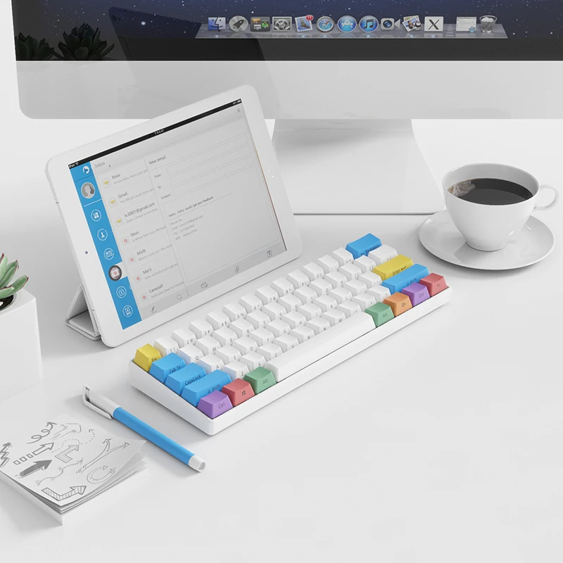 Бесшумная беспроводная цифровая клавиатура с 18 клавишами 2 4G для ноутбука