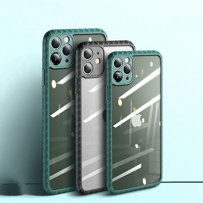 Роскошный прозрачный чехол в клетку для телефона iPhone 11 Pro MAX XS X XR XSMAX 7 8 Plus SE2020