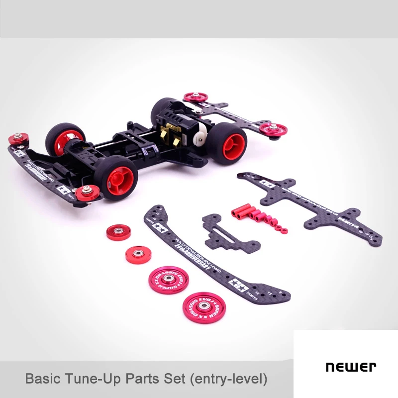 homemade tamiya mini 4wd racing car parts beginner setting carbon front rear break for MS MSL MA AR S2 TZX FMA Chassis | Игрушки и хобби