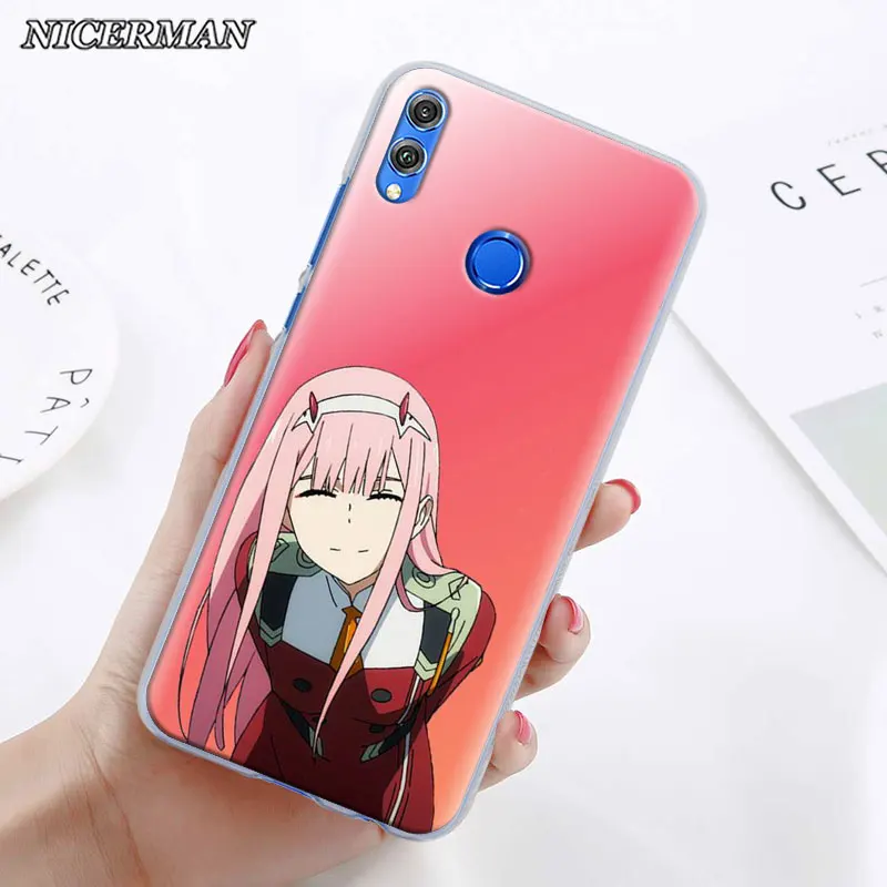 Чехол Zero Two Darling in the FranXX для Huawei Honor 10 10i 20 Lite 30 Pro 20S 20e 8X 9X 8A 9A 9S 9C Жесткий | Мобильные