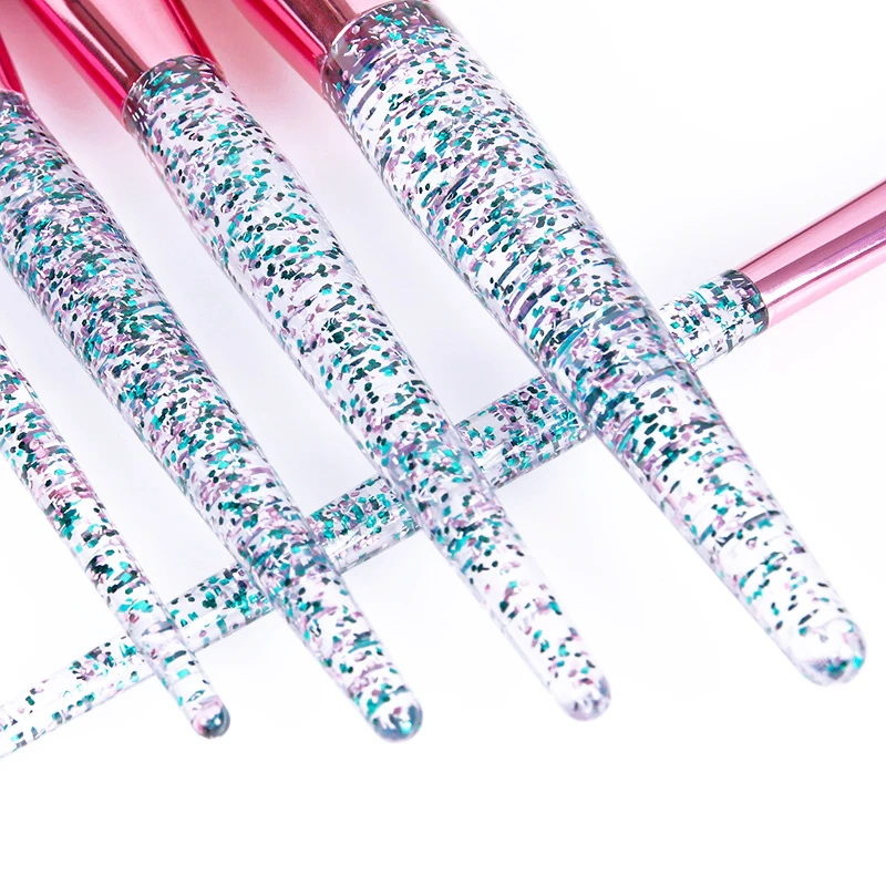 10 шт. блестящая обувь с украшением в виде кристаллов ручка набор кистей для